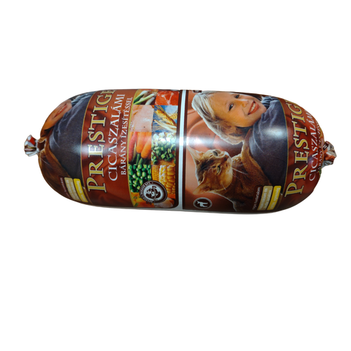 Prestige macska szalámi 400g bárány