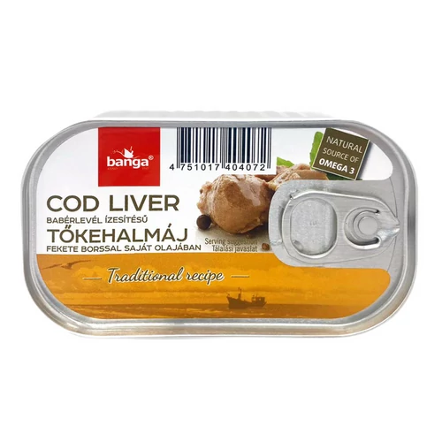 Banga tőkehalmáj babérleveles 115g