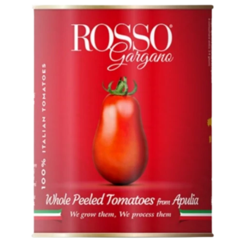 Rosso Gargano hámozott paradicsom 400g (Pelati)