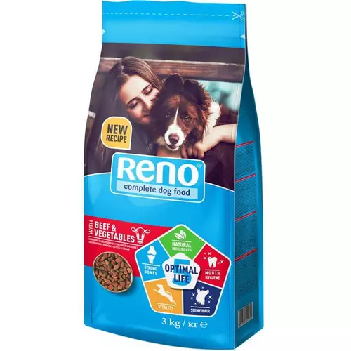 Reno Kutyaeledel 3kg marha-zöldség Opt Life