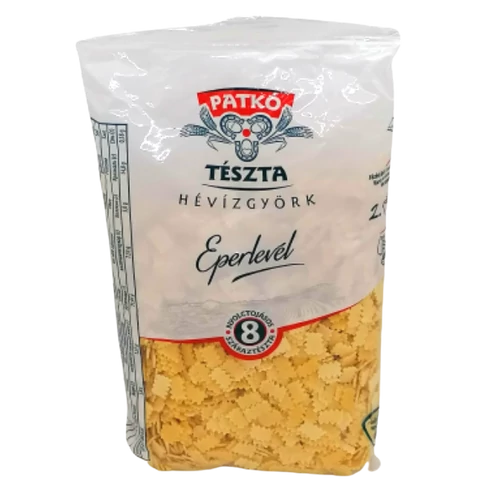Patkó tészta 8tojásos eperlevél 250g
