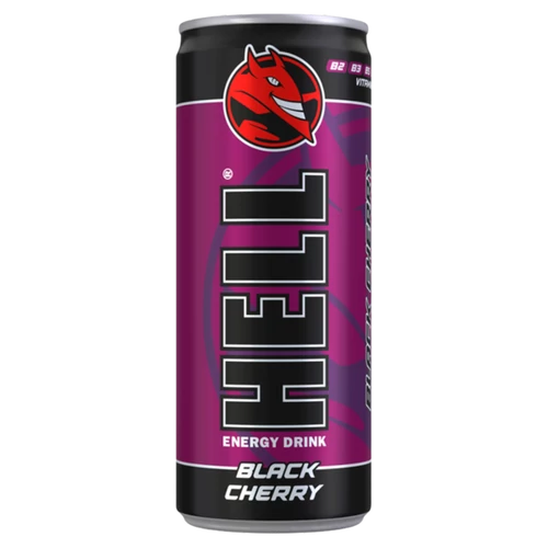 Hell energiaital 250ml Feketecseresznye