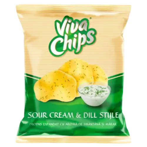 Viva tejfölös-kapros chips 50g