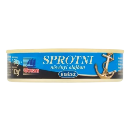 Sprotni olajban egész 160g/112g Del Pierre