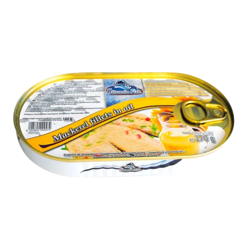 SilvaniaFish olajos makrélafilé 170g