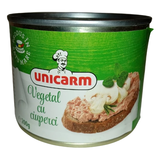 Unicarm növényi pástétom gombával 200g