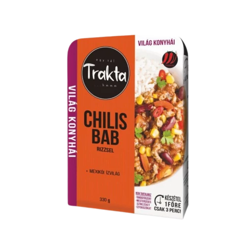 Trakta készétel 330g Chilisbab rizzsel
