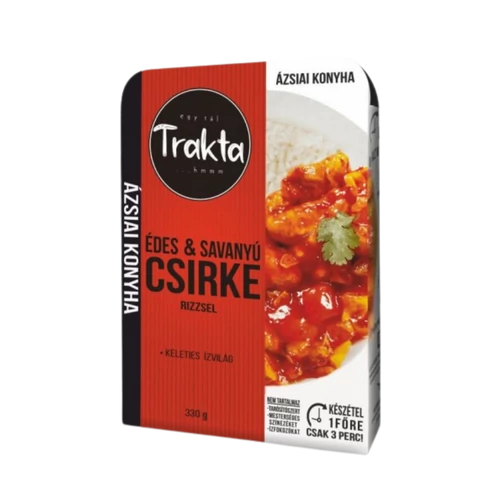 Trakta készétel 330g Édes-savanyú csirke rizzsel