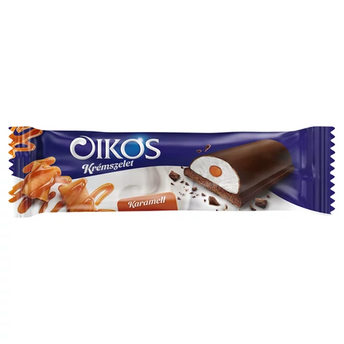 Oikos krémszelet karamell 27g