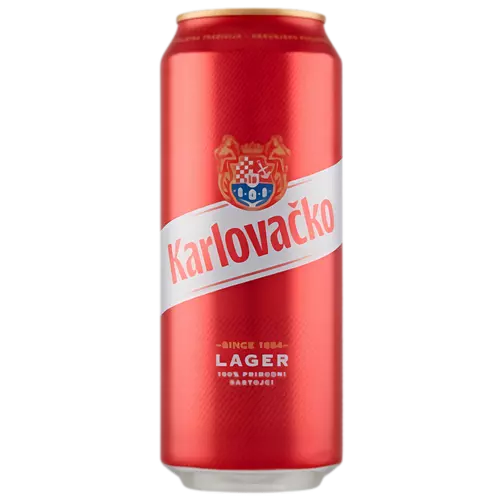 Karlovacko sör 0,5l dobozos (5%)