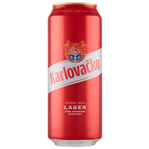 Karlovacko sör 0,5l dobozos (5%)