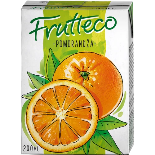 Frutteco narancs ízű ital (10%) 0,2l