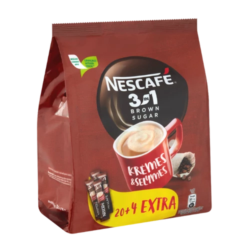 Nescafe 3in1 Barna cukros 20+4x16,5g tasakos