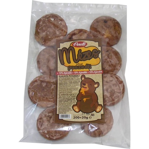 Perotti mézes jellegű puszedli Kakaós (kakaós cukorm.) 220g