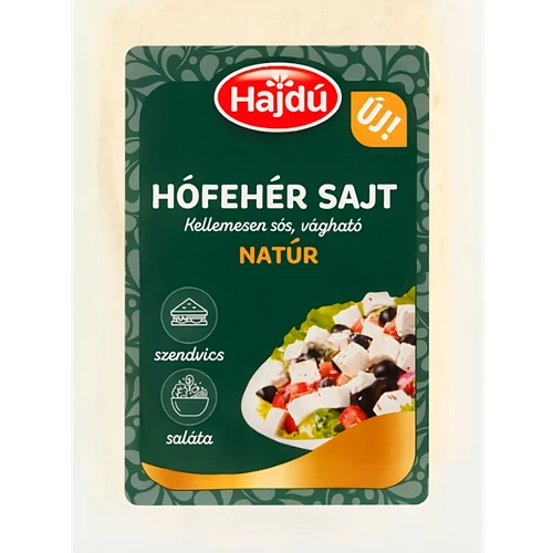 Hajdú hófehér sajt natúr 250g