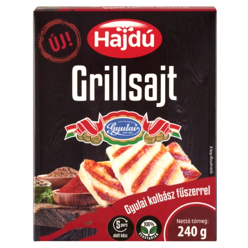 Hajdú grillsajt 240g gyulai kolbászos