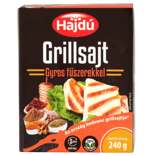 Hajdú grillsajt 240g gyros