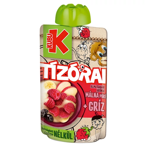 Kubu tízórai püré 100g málna+gríz