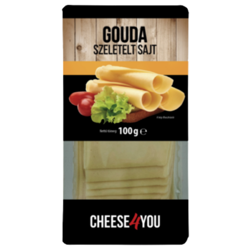 Cheese4You Gouda sajt szeletelt 100g