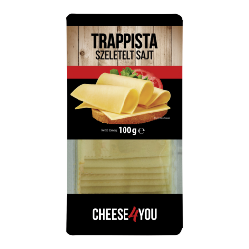 Cheese4You Trappista sajt szeletelt 100g