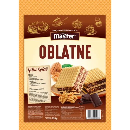 Master Oblat ostyalap 250g