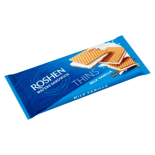 Roshen Thins vanília ízű tejkrémes ostya 55g