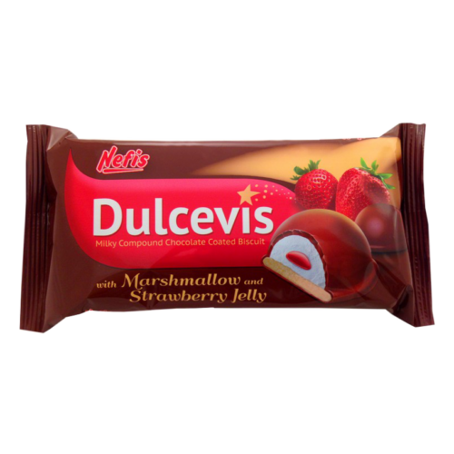 Nefis Dulcevis eper zselével töltött kakaóval bevont keksz 70g