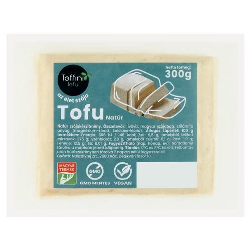 Toffini Tofu 300g natúr zacskós