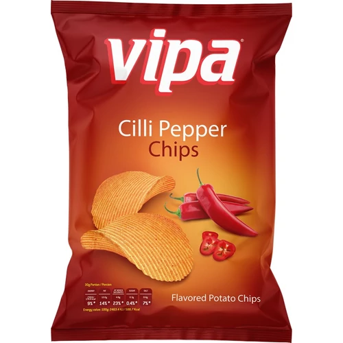 Vipa chips 75g csípős paprika ízű