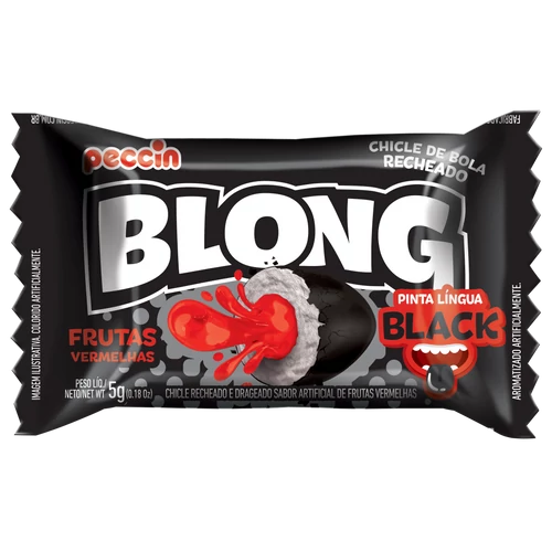 Blong Black gyümölcs ízű nyelvfestős rágó 5g