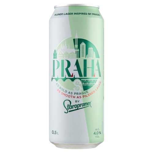 Staropramen Praha 0,5l 4% dobozos sör