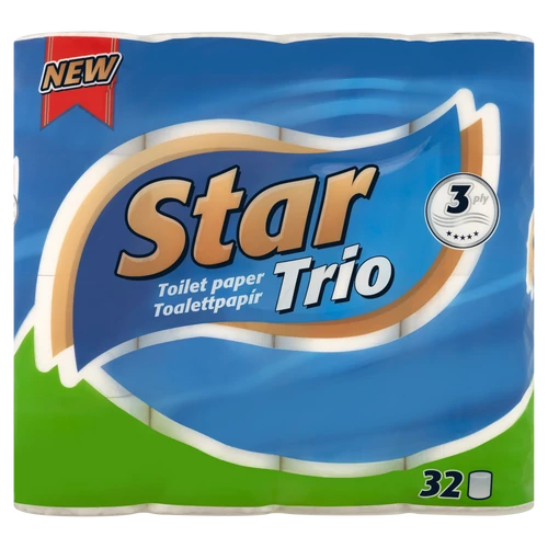 Star Trio toalettpapír 32tek. 3rtg.