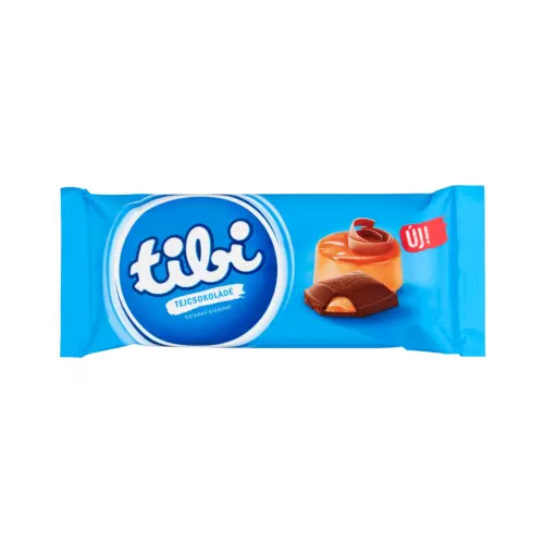 Tibi csoki 87g karamell töltelékes tejcsokoládé
