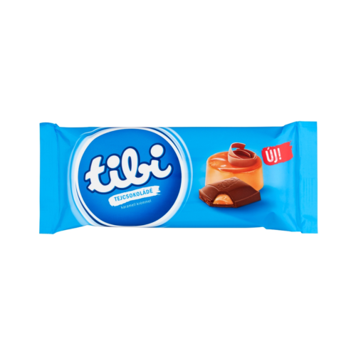Tibi csoki 87g karamell töltelékes tejcsokoládé