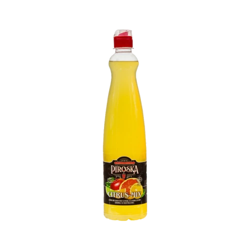 Piroska szörp 0,7l PET Citrus-Mix 50%-os cukorral és édesítővel DRS