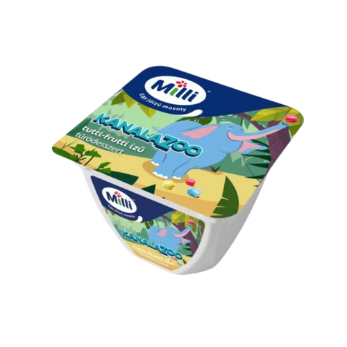 Milli Kanalazoo Desszert 150g Tutti-Frutti