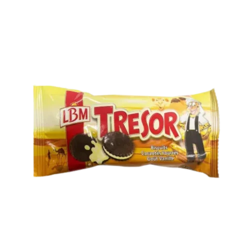 Tresor kakaós keksz vanília ízű töltelékkel 60g