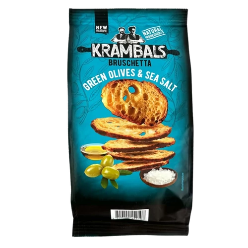 Krambals p.kenyér 70g zöld olíva-tengeri só