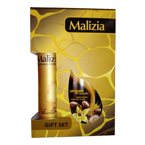 Malizia női díszdobozos 300ml tusfürdő+100ml deo ARGAN