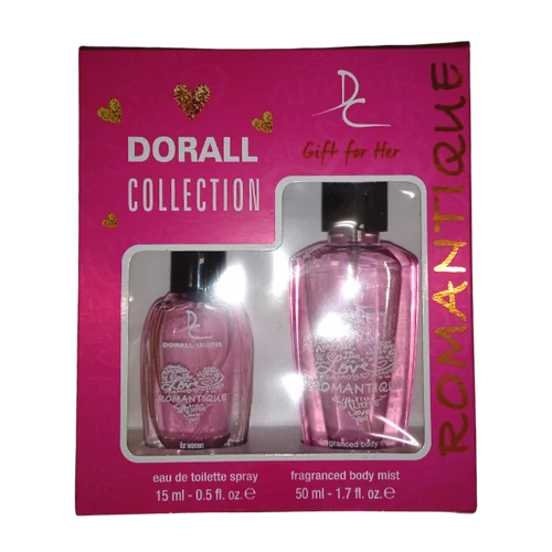 DORALL női díszdobozos 15ml edt+50ml testpermet ROMATIQUE