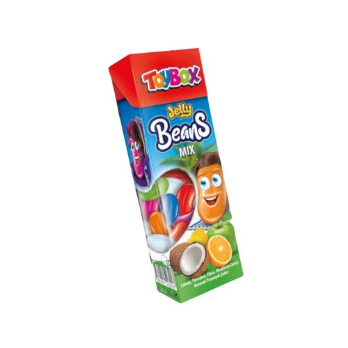 Toybox Jelly Beans Mix gyümölcs ízű drazsé 25g