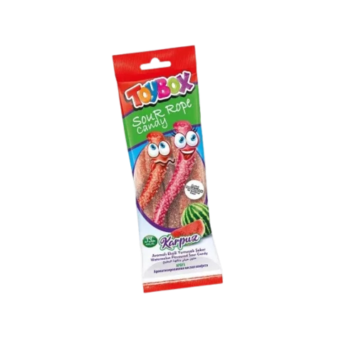 Toybox SOUR ROPE gumicukor pálcika dinnye 20g