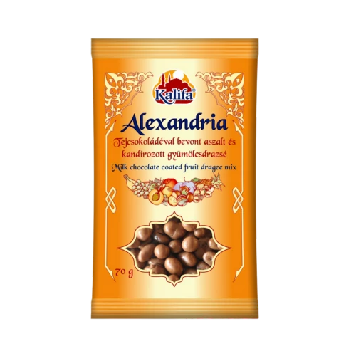 Kalifa Alexandria tejcsokoládés mediterrán mix 70g