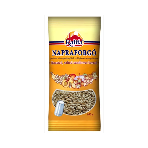 Kalifa napraforgó, hántolt, sós, pörkölt 100g