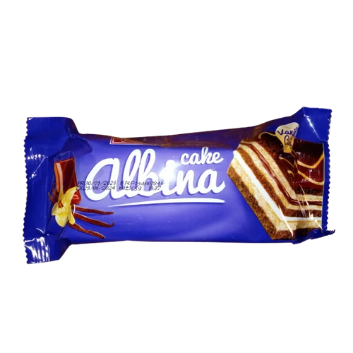 Albina kakaó és vanília ízű töltött rétegelt piskóta 60g