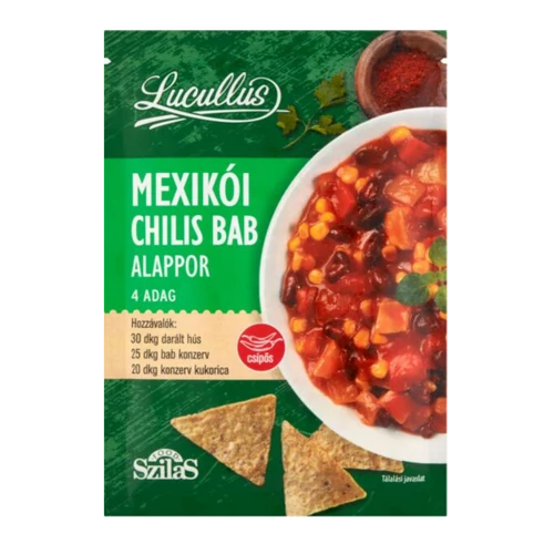 Lucullus mexikói chilisbab alappor 45g