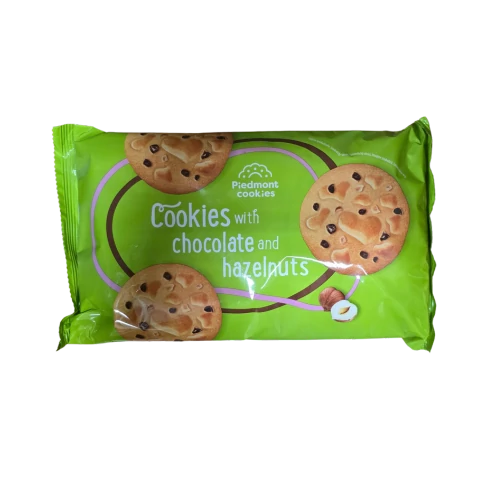 Piedmont csoki-mogyoródarabos keksz 180g