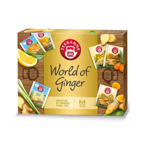 Teekanne World of Ginger gyömbértea válogatás 55g