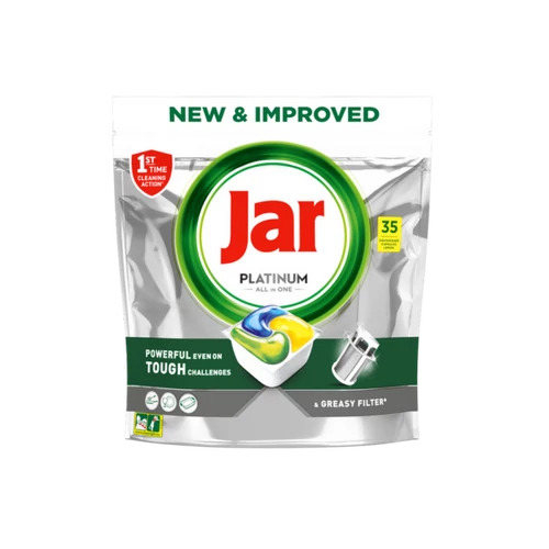 Jar mosogatógép tabletta 35db Plat.Lemon