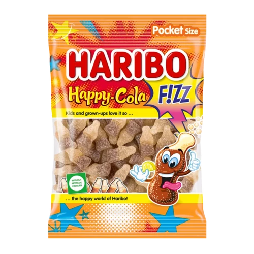 Haribo 80g Happy Cola Fizz